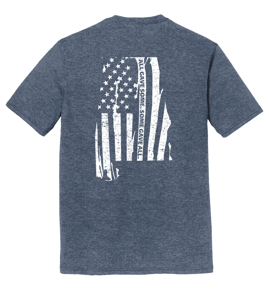 All Gave Some, Some Gave All Navy Heather Tee
